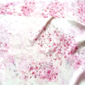 Japán cseresznyefa virágzás vastag selyem stóla - ruha & divat - sál, sapka, kendő - stóla - Meska.hu