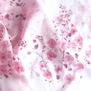 Sakura tiszta selyem stóla - ruha & divat - sál, sapka, kendő - sál - Meska.hu