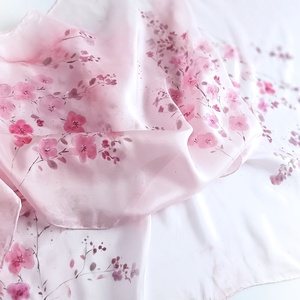 Sakura tiszta selyem stóla - ruha & divat - sál, sapka, kendő - sál - Meska.hu