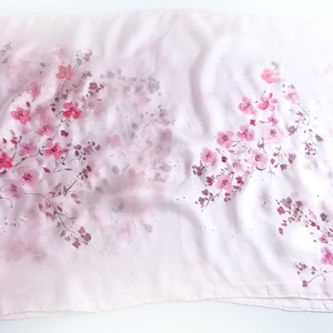 Sakura tiszta selyem stóla - ruha & divat - sál, sapka, kendő - sál - Meska.hu