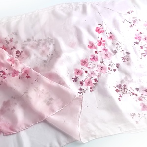 Sakura tiszta selyem stóla - ruha & divat - sál, sapka, kendő - sál - Meska.hu