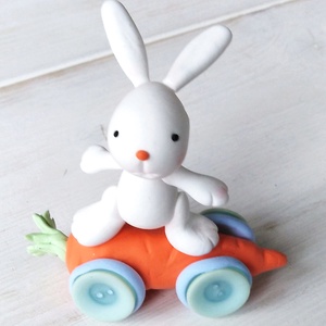 Répás autós nyuszi - otthon & életmód - dekoráció - dísztárgy - Meska.hu