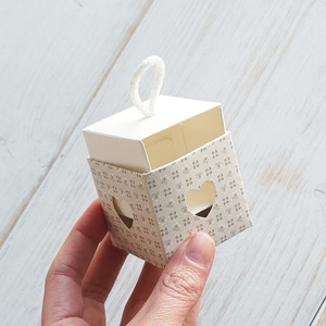 Vendég ajándék szívmag papírdobozban - diy (csináld magad) - egységcsomag - Meska.hu