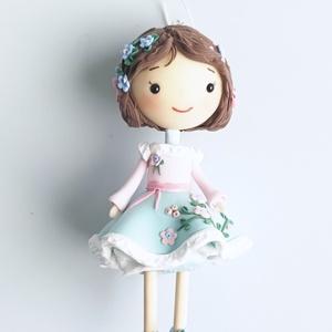 Kislány felakasztható - otthon & életmód - dekoráció - dísztárgy - Meska.hu