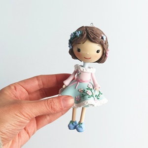 Kislány felakasztható - otthon & életmód - dekoráció - dísztárgy - Meska.hu