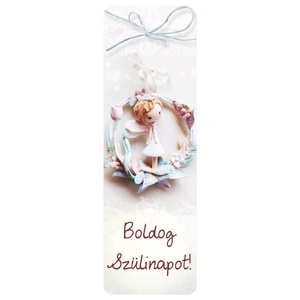 Szülinapi könyvjelző - könyv & zene - könyvjelző - Meska.hu