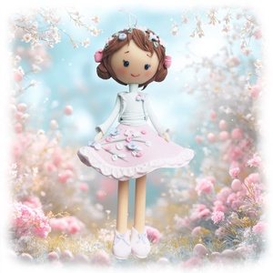 Kislány felakasztható, Otthon & Életmód, Dekoráció, Manók, , MESKA