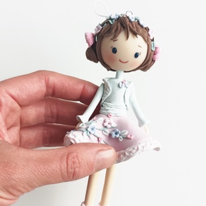 Kislány felakasztható - otthon & életmód - dekoráció - manók - Meska.hu