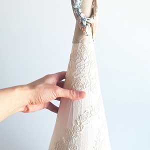 Virágos angyal (55 cm) - otthon & életmód - dekoráció - dísztárgy - Meska.hu