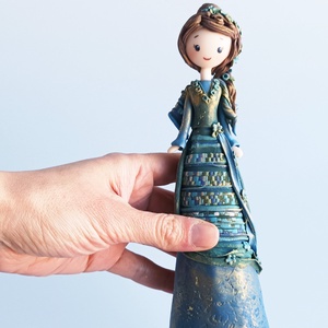 Hercegnő baba (22 cm magas) - otthon & életmód - dekoráció - dísztárgy - Meska.hu