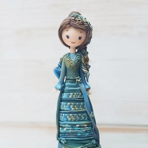 Hercegnő baba (22 cm magas) - otthon & életmód - dekoráció - dísztárgy - Meska.hu