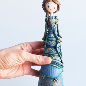 Hercegnő baba (23 cm magas) - otthon & életmód - dekoráció - dísztárgy - Meska.hu