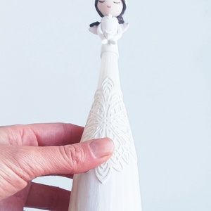 Jéghercegnő (fehér) - otthon & életmód - dekoráció - dísztárgy - Meska.hu