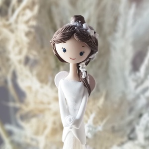 Angyal virág fejdísszel - Meska.hu