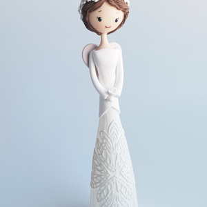 Angyal virág fejdísszel - otthon & életmód - dekoráció - dísztárgy - Meska.hu