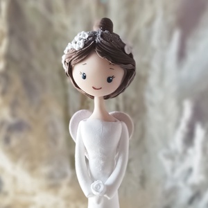 Angyal virág fejdísszel - Meska.hu