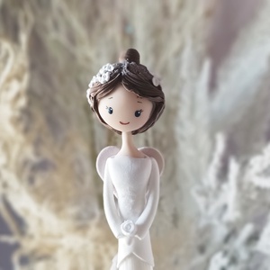 Angyal virág fejdísszel - otthon & életmód - dekoráció - dísztárgy - Meska.hu