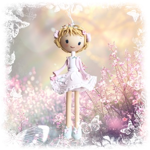 Kislány felakasztható (szőke), Otthon & Életmód, Dekoráció, Manók, , MESKA