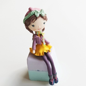 Figurás szappan kislánnyal, Otthon & Életmód, Dekoráció, Dísztárgy, Gyurma, MESKA