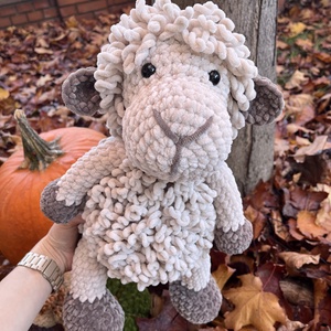 Horgolt bari, Játék & Sport, Plüssállat & Játékfigura, Plüss bárány, Horgolás, MESKA