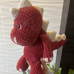 Dénes dínó , Játék & Sport, Plüssállat & Játékfigura, Plüss dínók, Horgolás, MESKA