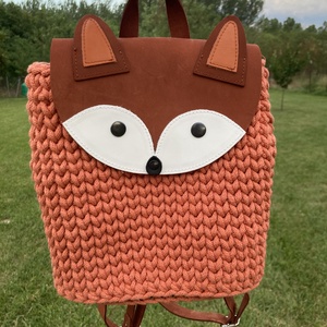 Rókás hátizsák, Táska & Tok, Hátizsák, Kishátizsák, Horgolás, MESKA