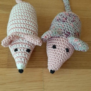 Horgolt egérkék - Meska.hu