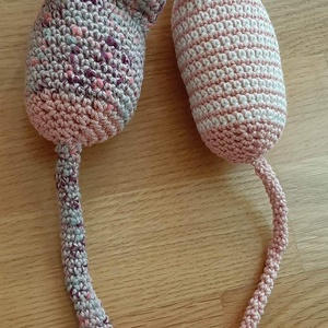 Horgolt egérkék - játék & sport - plüssállat & játékfigura - egér - Meska.hu