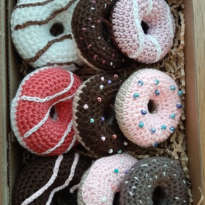 Horgolt fánkok  - játék & sport - szerepjáték - Meska.hu