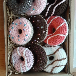 Horgolt fánkok  - játék & sport - szerepjáték - Meska.hu