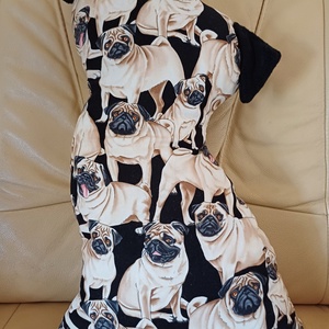 Mopsz kutyusos  párna , Otthon & Életmód, Babaszoba, gyerekszoba, Baba ágynemű, Varrás, MESKA