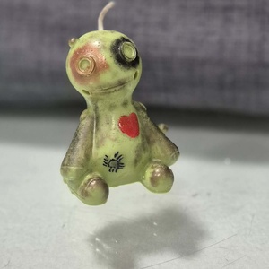 Kézműves voodoo baba gyertya � Boszorkányos lakásdekoráció és ajándék ötlet - otthon & életmód - gyertya, illat, aroma - gyertya - Meska.hu