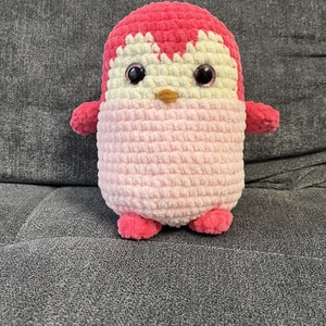 Horgolt pingvin, Játék & Sport, Plüssállat & Játékfigura, Más figura, Horgolás, MESKA