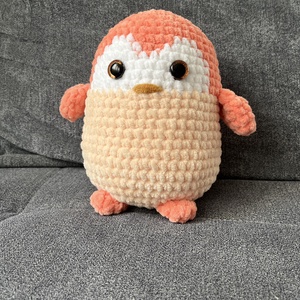 Horgolt pingvin, Játék & Sport, Plüssállat & Játékfigura, Más figura, Horgolás, MESKA