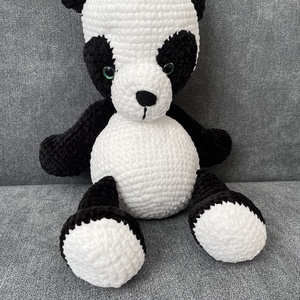Horgolt Panda - Meska.hu