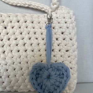 Loop Szív alakú charm - táska & tok - kulcstartó & táskadísz - táskadísz - Meska.hu