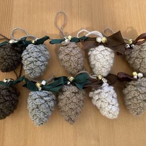 Toboz karácsonyfa dísz szett - Meska.hu