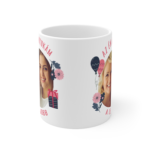 Egyedi képpel készített kerámia bögre Anyák napjára - otthon & életmód - konyhafelszerelés, tálalás - tálalás - bögre & csésze - Meska.hu