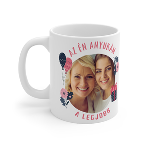 Egyedi képpel készített kerámia bögre Anyák napjára - otthon & életmód - konyhafelszerelés, tálalás - tálalás - bögre & csésze - Meska.hu