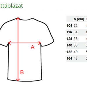 Wednesday gyerek rövid ujjú póló 104-től 164-es méretig - ruha & divat - gyerekruha - póló - Meska.hu
