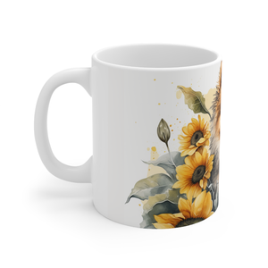 Törpespicc kerámia bögre napraforgó mintával 300 ml - otthon & életmód - konyhafelszerelés, tálalás - tálalás - bögre & csésze - Meska.hu