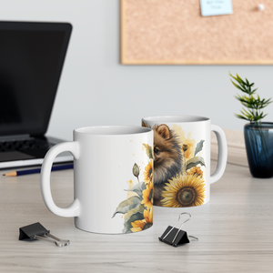 Törpespicc kerámia bögre napraforgó mintával 300 ml - otthon & életmód - konyhafelszerelés, tálalás - tálalás - bögre & csésze - Meska.hu