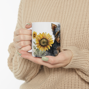 Yorkshire kerámia bögre napraforgó mintával 300 ml - otthon & életmód - konyhafelszerelés, tálalás - tálalás - bögre & csésze - Meska.hu