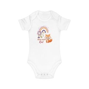 Büszke vagyok rád cuki rókás baby body kisbabáknak, bébi rugdalózó - játék & sport - baba & babaház - játékbaba, babakellék - Meska.hu