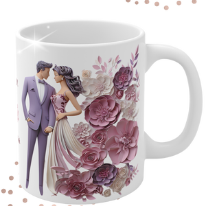 Esküvői köszönő ajándék bögre, esküvői vendég ajándék, Esküvői emlékörző bögre - esküvő - emlék & ajándék - köszönőajándék - Meska.hu