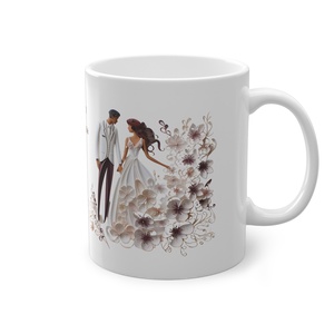 Esküvői köszönő ajándék bögre, esküvői vendég ajándék, Esküvői emlékörző bögre - esküvő - emlék & ajándék - köszönőajándék - Meska.hu