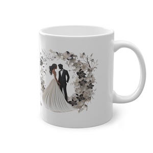 Esküvői köszönő ajándék bögre, esküvői vendég ajándék, Esküvői emlékörző bögre - esküvő - emlék & ajándék - köszönőajándék - Meska.hu