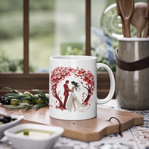 Esküvői köszönő ajándék bögre, esküvői vendég ajándék, Esküvői emlékörző bögre - esküvő - emlék & ajándék - köszönőajándék - Meska.hu