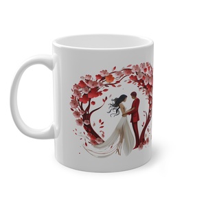 Esküvői köszönő ajándék bögre, esküvői vendég ajándék, Esküvői emlékörző bögre, Esküvő, Emlék & Ajándék, Köszönőajándék, Kerámia, MESKA