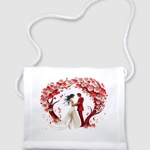 Esküvői köszönő ajándék tarisznya, esküvői vendég ajándék, Esküvői emlékörző tarisznya, Esküvő, Emlék & Ajándék, Köszönőajándék, Kerámia, MESKA